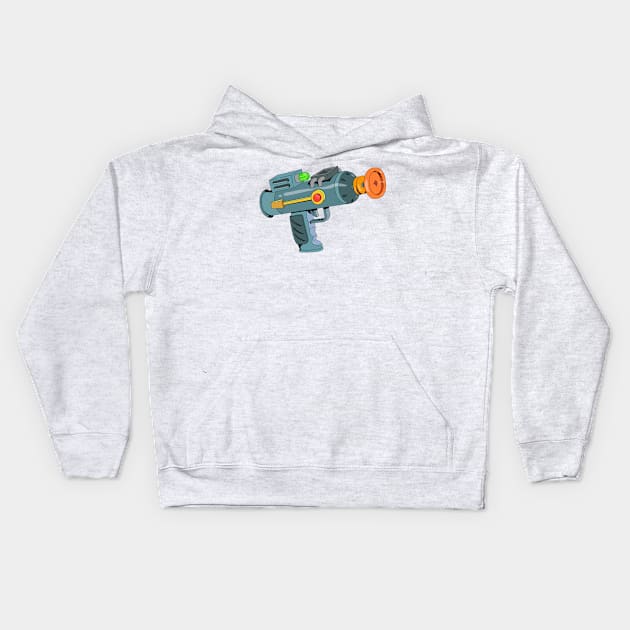 Laser Gun Kids Hoodie by Franjos